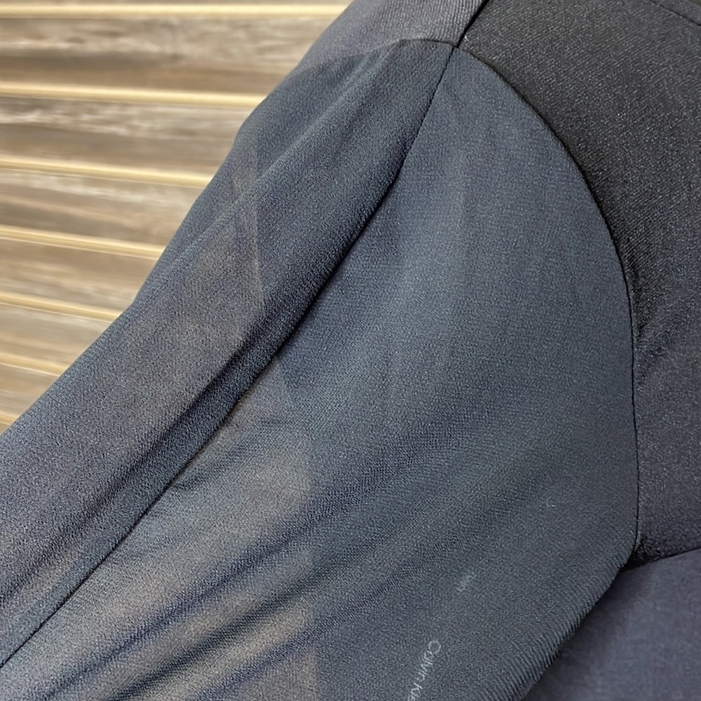 Calvin Klein Black Blouson Sleeve Top Small - Picture 5 of 7